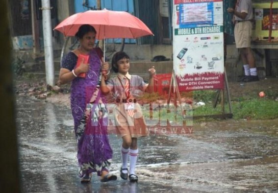  Incessant rain continues in Tripura